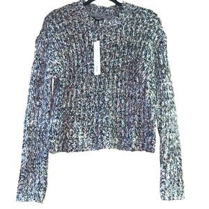 Aqua Multicolored Sweater Woman’s size Small NWT